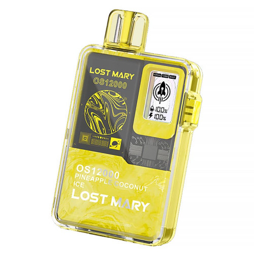 Электронная сигарета Lost Mary 12000 затяжек - Ананас Кокос Лед