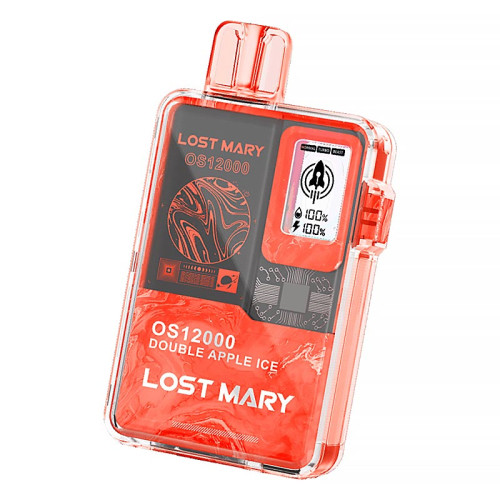 Электронная сигарета Lost Mary 12000 затяжек - Двойное Яблоко Лед
