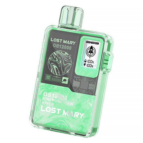Электронная сигарета Lost Mary 12000 затяжек - Киви Дыня Яблоко