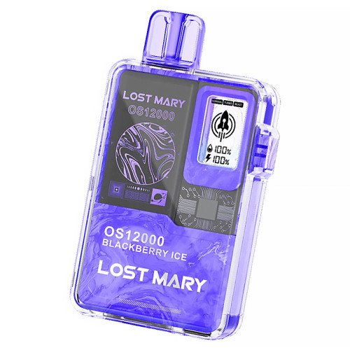 Электронная сигарета Lost Mary 12000 затяжек - Ледяная Ежевика