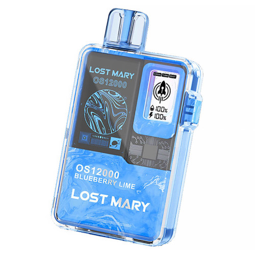 Электронная сигарета Lost Mary 12000 затяжек - Черника Лайм