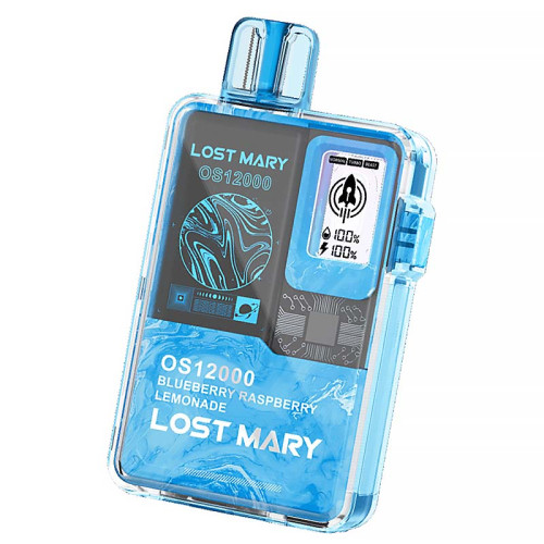 Электронная сигарета Lost Mary 12000 затяжек - Черника Малина Лимонад