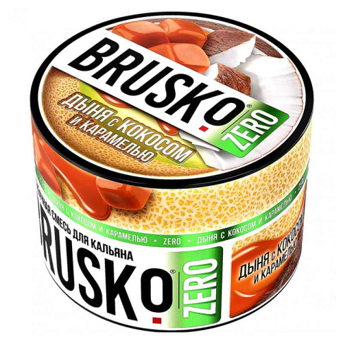 Смесь BRUSKO Zero 50г - Дыня с кокосом и карамелью