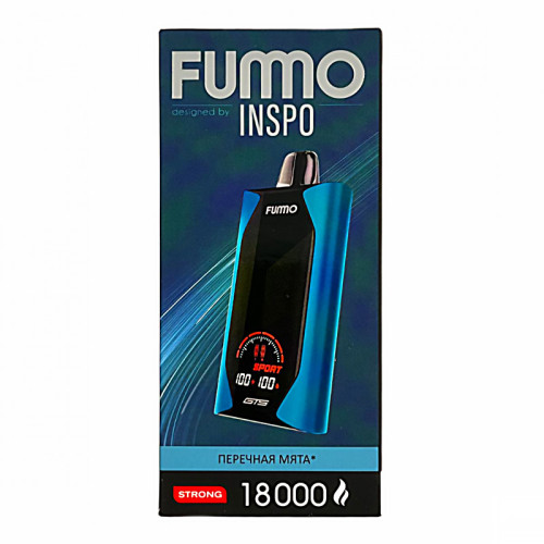 Электронная сигарета FUMMO GTS 18000 затяжек - Перечная Мята