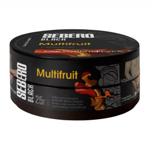 Табак Sebero Black 25г - Multifruit (Мультифрукт)