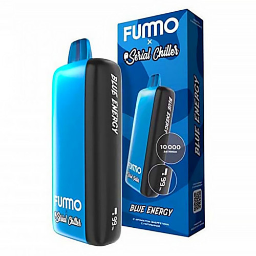 Электронная сигарета Fummo INDIC SERIAL CHILLER 10000 затяжек - Энергетик с голубикой