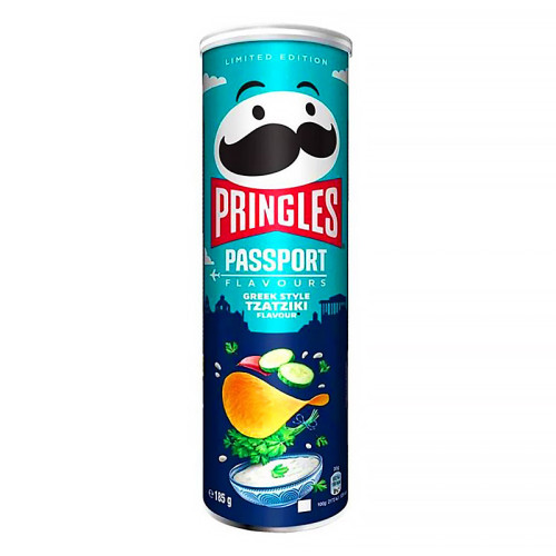 Чипсы Pringles - Pasport Greek Style Tzatziki (Греческий соус Цацики) 165г