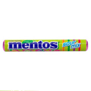 Жевательные конфеты Mentos - Roll Sour Mix 37г