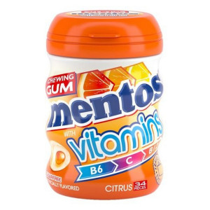 Жевательные конфеты Mentos Жевательная резинка Vitamin 50г