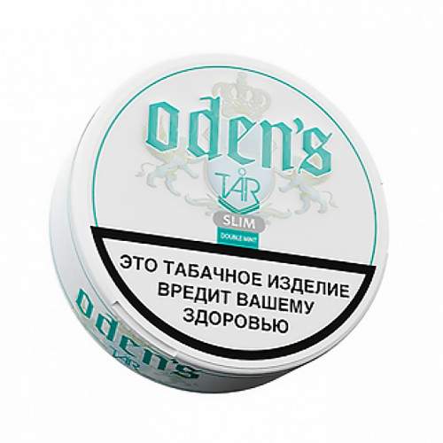 Табак жевательный Oden’s TAR - Double Mint Slim 16г МРК
