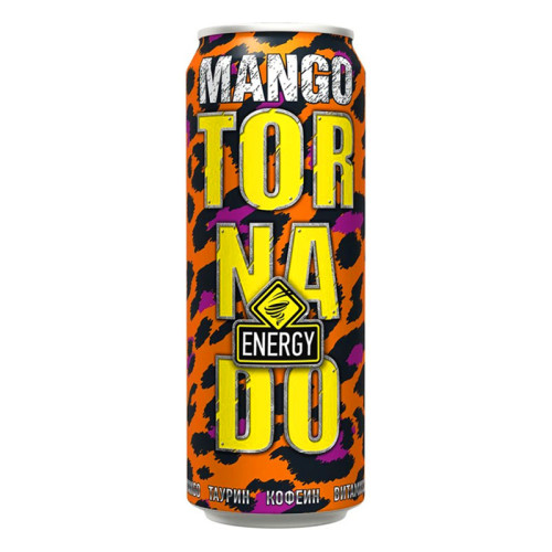 Энергетический напиток TORNADO - Mango (Манго) 450мл