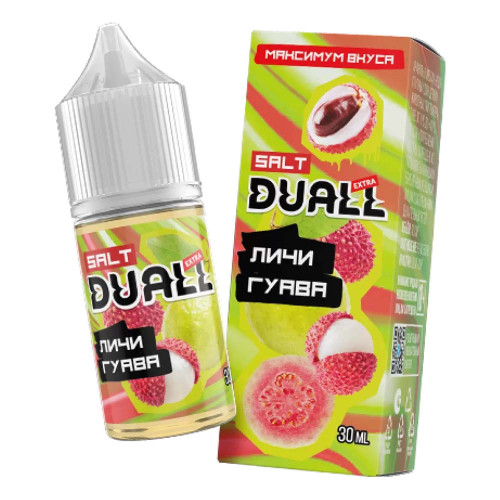 Жидкость DUALL SALT EXTRA - Личи Гуава 30мл 20мг hard