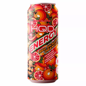 Энергетический напиток HQD Energy -  Red Sicilian Orange (Красный сицилийский апельсин) 450мл