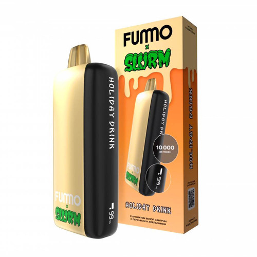 Электронная сигарета Fummo INDIC Slurm 10000 затяжек - Белая Сангрия с Персиком и Апельсином