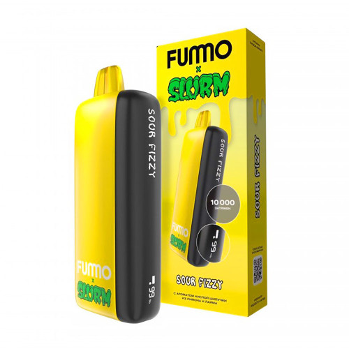 Электронная сигарета Fummo INDIC Slurm 10000 затяжек - Кислая Шипучка из Лимона и Лайма