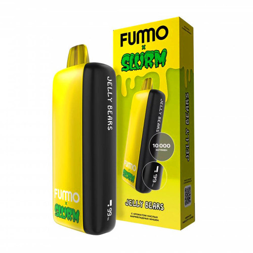 Электронная сигарета Fummo INDIC Slurm 10000 затяжек - Кислые Мармеладные Мишки