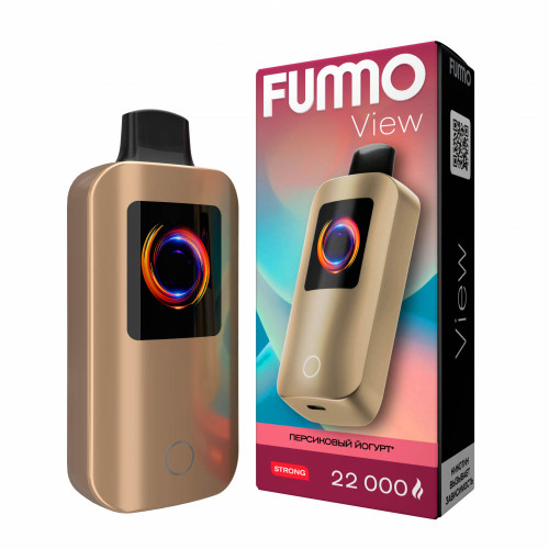 Электронная сигарета Fummo View 22000 затяжек - Персиковый йогурт