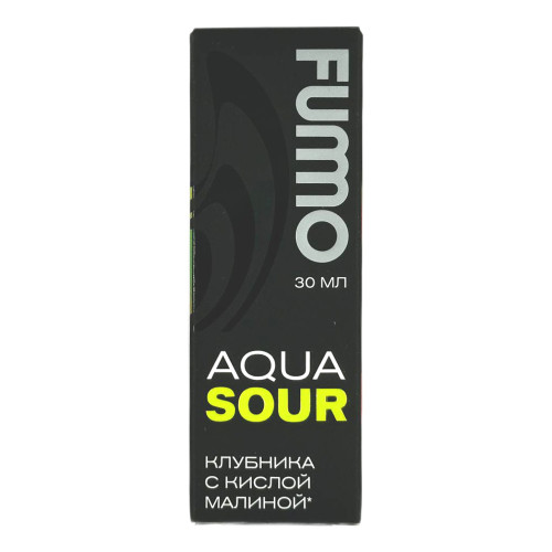 Жидкость Fummo Aqua Sour - Клубника с кислой малиной 30мл 20мг