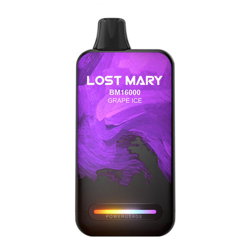 Электронная сигарета LOST MARY BM 16000 затяжек - Grape Ice (Виноградный лед)