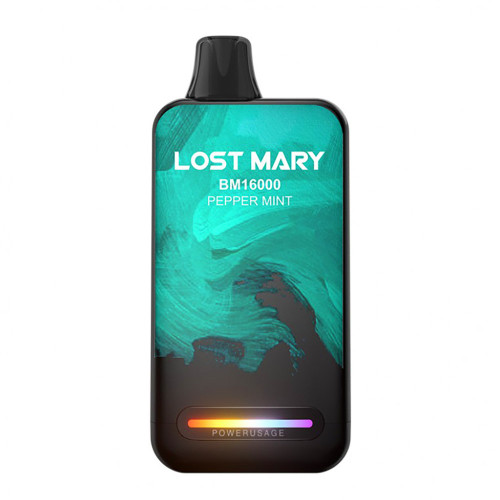 Электронная сигарета LOST MARY BM 16000 затяжек - Pepper Mint (Перечная мята)