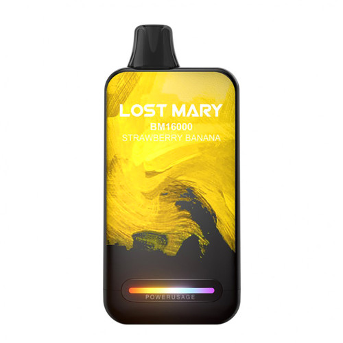 Электронная сигарета LOST MARY BM 16000 затяжек - Strawberry Banana (Клубника Банан)