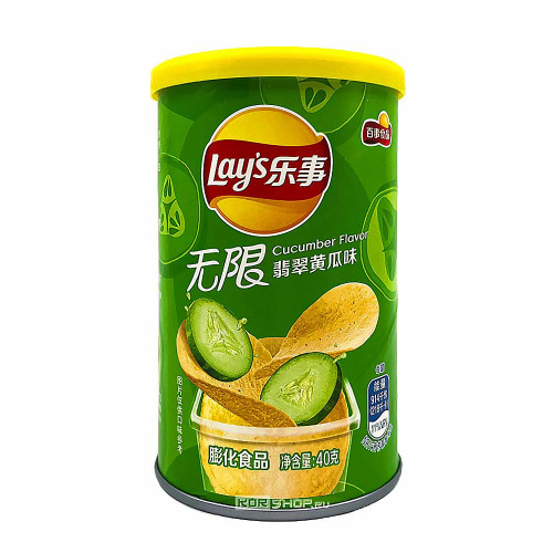 Чипсы Lay s - со вкусом Огурца Китай 40г
