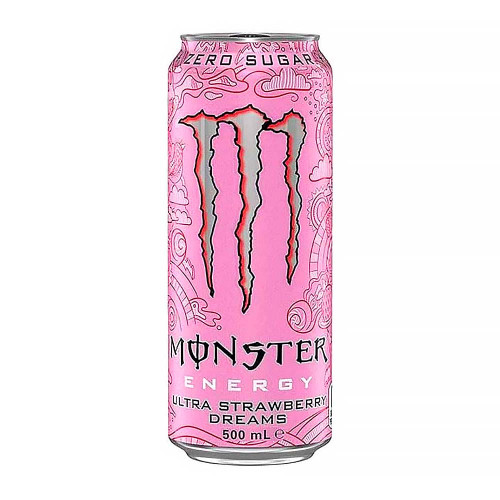 Энергетический напиток Monster Energy - Ultra Strawberry Dreams (Клубника) 500 мл