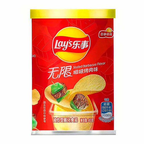 Чипсы Lay s - со вкусом BBQ Китай 40г