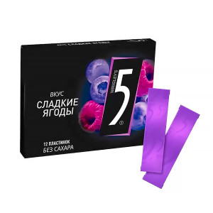 Жевательная резинка Five 5 - Сладкие ягоды 15,6г