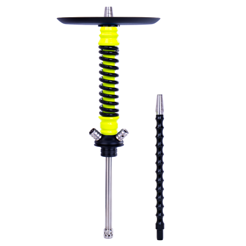Кальян MAMAY CUSTOMS Coilovers MINI жёлтый ф-чёрный (без колбы)