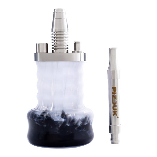 Кальян Pizduk Hookah - (black-bag) черно-белая колба 20см