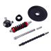Кальян MAMAY CUSTOMS Coilover Micro чёрно-красный сплеш (без колбы)
