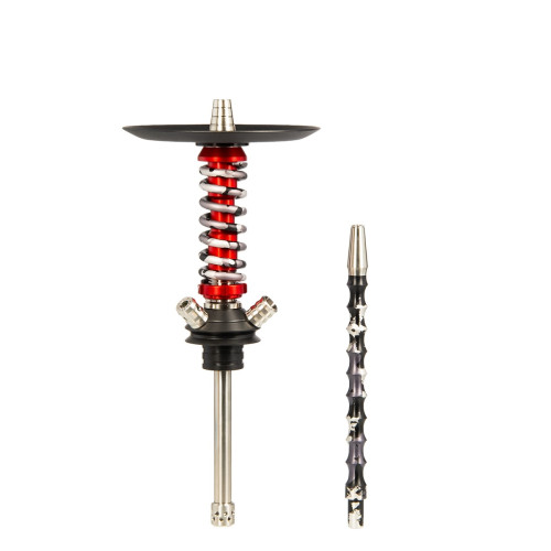 Кальян MAMAY CUSTOMS Coilover Micro красно-серый камуфляж (без колбы)