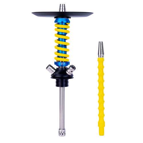 Кальян MAMAY CUSTOMS Coilover Micro сине-жёлтый (без колбы)