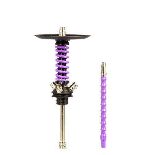 Кальян MAMAY CUSTOMS Coilover Micro чёрно-сиреневый (без колбы)