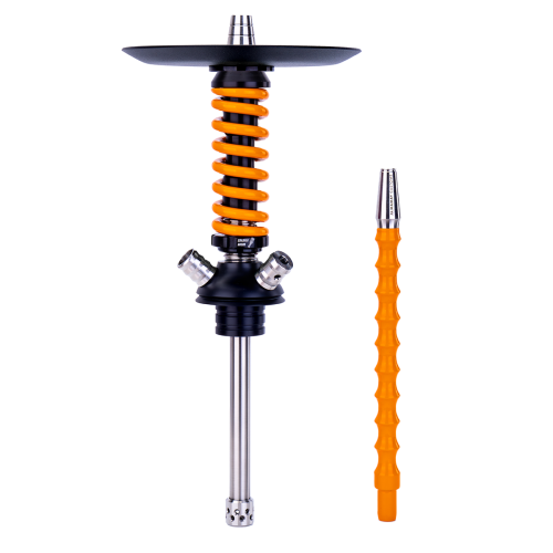 Кальян MAMAY CUSTOMS Coilover Micro чёрно-оранжевый (без колбы)