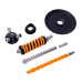 Кальян MAMAY CUSTOMS Coilover Micro чёрно-оранжевый (без колбы)