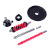 Кальян MAMAY CUSTOMS Coilover Micro чёрно-розовый ф (без колбы)