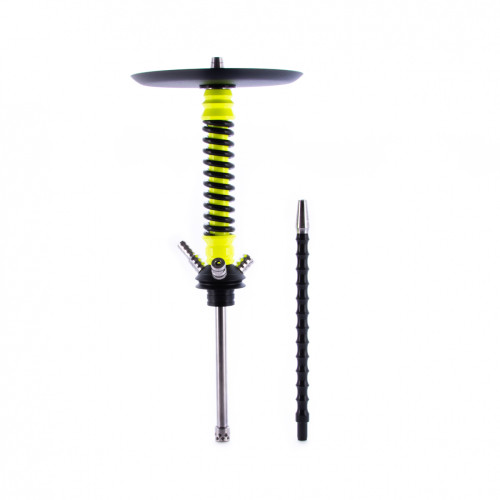 Кальян MAMAY CUSTOMS Coilovers MINI жёлтый ф-чёрный (без колбы) гр. bus