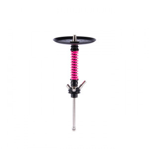 Кальян MAMAY CUSTOMS Coilovers MINI чёрно-розовый ф (без колбы)