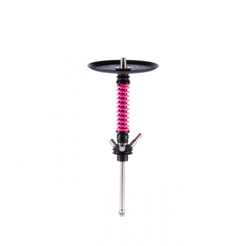 Кальян MAMAY CUSTOMS Coilovers MINI чёрно-розовый ф (без колбы)