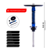 Кальян MAMAY CUSTOMS Coilovers MINI голубой лак - черный (без колбы)
