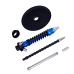 Кальян MAMAY CUSTOMS Coilovers MINI голубой лак - черный (без колбы)