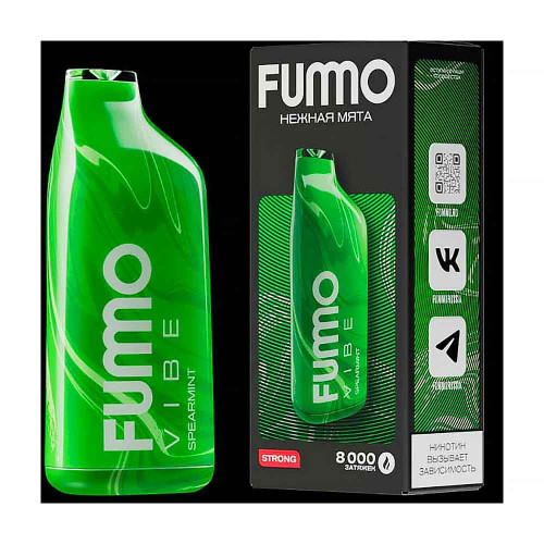 Электронная сигарета FUMMO Vibe 8000 затяжек - Нежная мята