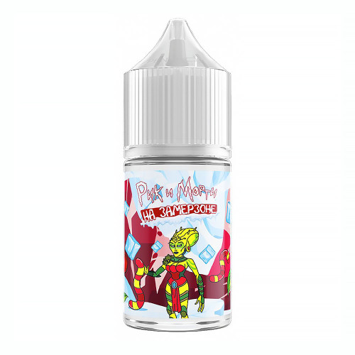 Жидкость Rick & Morty Strong - Sour Cherry Worms (Кислые вишневые червячки) 30мл