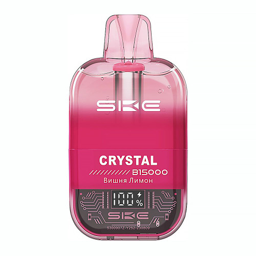 Электронная сигарета SKE CRYSTAL 15000 затяжек - Вишня Лимон Strong