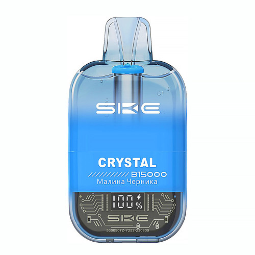 Электронная сигарета SKE CRYSTAL 15000 затяжек - Малина Черника Strong