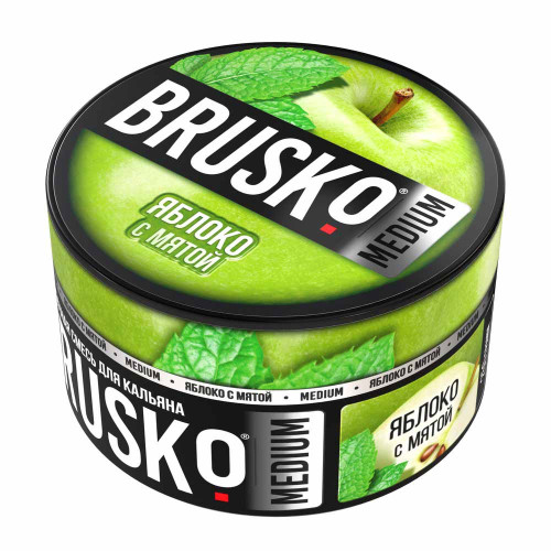 Смесь BRUSKO MEDIUM 250г - Яблоко с мятой