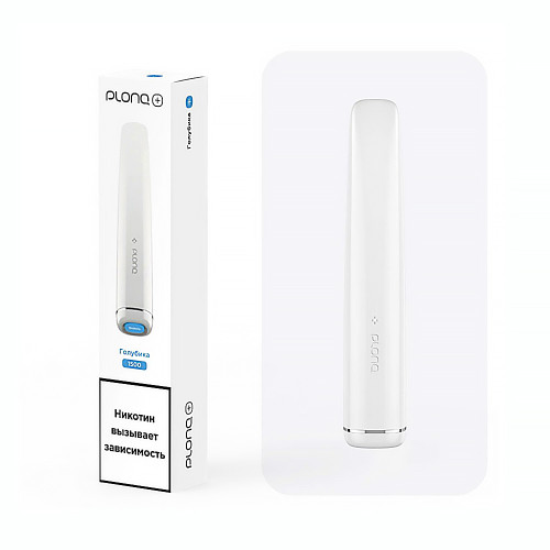 Электронная сигарета PLONQ PLUS 1500 затяжек - Голубика