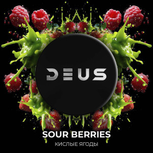 Табак Deus 100г - Sour Berries (Кислая малина клубника черешня)